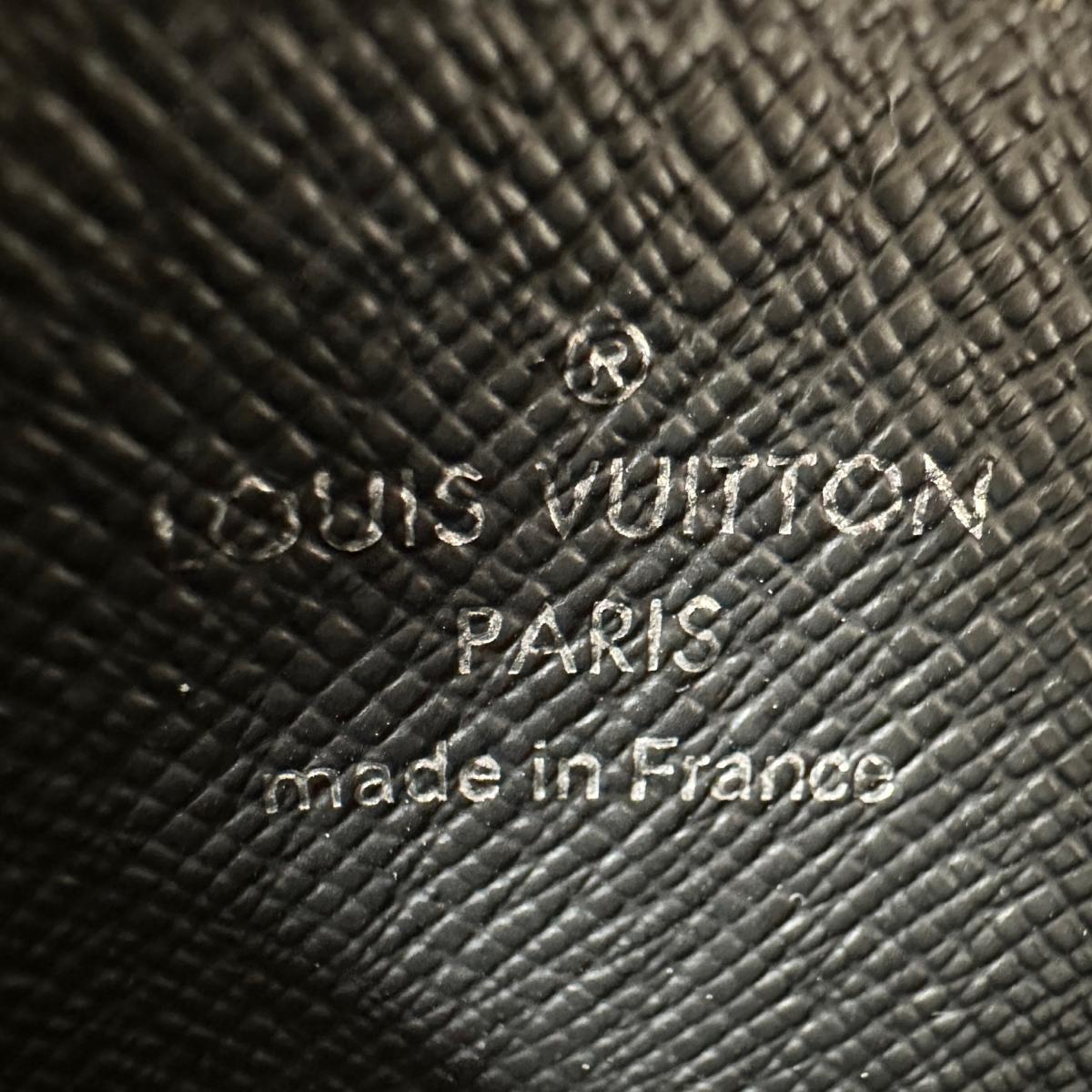 LOUIS VUITTON Key case Key holder M63536 Monogram canvas black Portonet Jules Coin case Eclipse