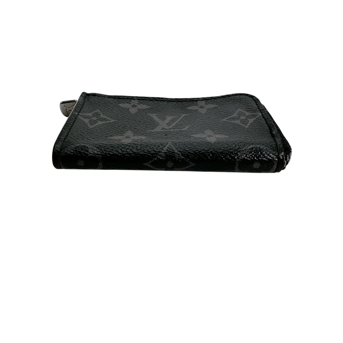 LOUIS VUITTON Key case Key holder M63536 Monogram canvas black Portonet Jules Coin case Eclipse