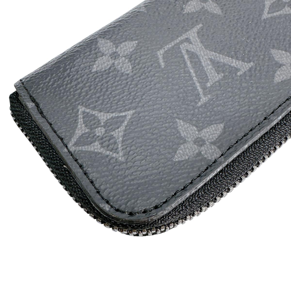 LOUIS VUITTON Key case Key holder M63536 Monogram canvas black Portonet Jules Coin case Eclipse