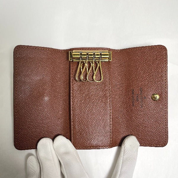 LOUIS VUITTON Key case Key holder M69517 Monogram canvas Brown Monogram Multicles4