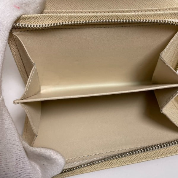 LOUIS VUITTON Bifold Wallet N61744 Damier Azur canvas, leather white Portefeuille Tresol Women(Unisex) Used Authentic