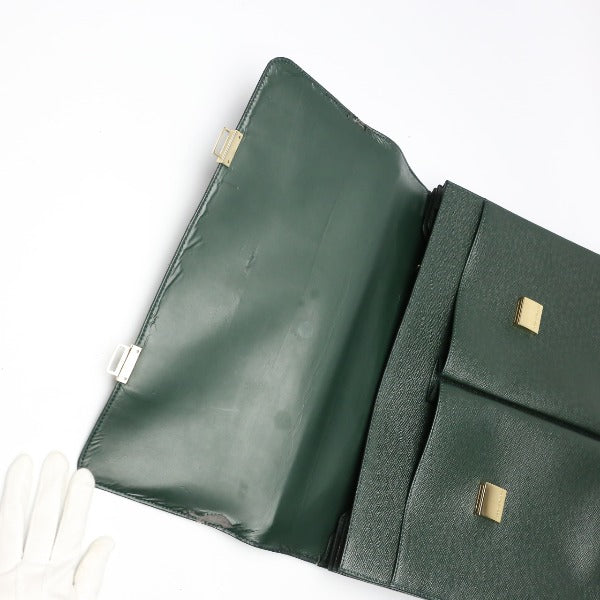 LOUIS VUITTON Briefcase M30792 Taiga green Taiga serviette tobol