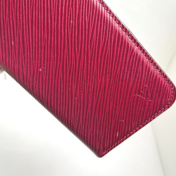 LOUIS VUITTON iPhone case M64468 Epi Leather wine-red Epi iPhone X / XS Folio