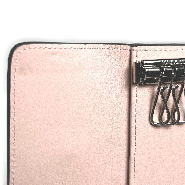 LOUIS VUITTON Key case Key holder M64056 Monogram Mahina Magnolia Mahina Multicles4