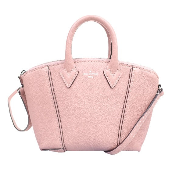 LOUIS VUITTON Shoulder Bag M61256 leather Magnolia Nano Lockit Parnasea Women Used Authentic