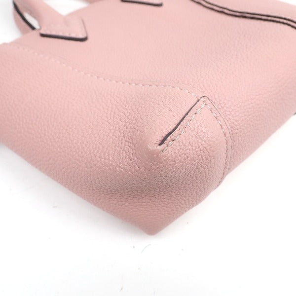 LOUIS VUITTON Shoulder Bag M61256 leather Magnolia Nano Lockit Parnasea Women Used Authentic