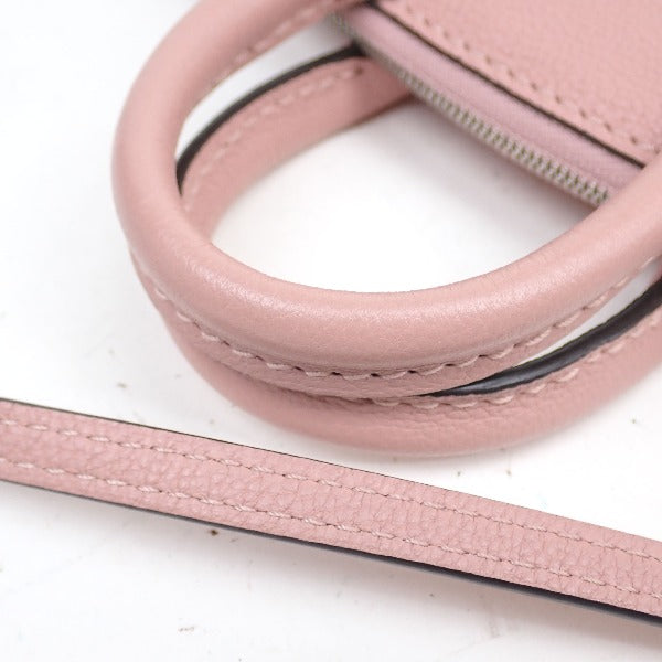 LOUIS VUITTON Shoulder Bag M61256 leather Magnolia Nano Lockit Parnasea Women Used Authentic