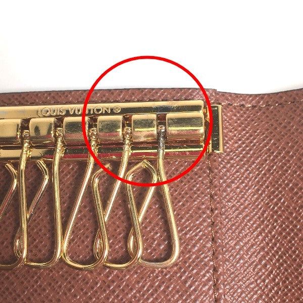 LOUIS VUITTON Key case Key holder M62630 Monogram canvas Brown Monogram Multicles6