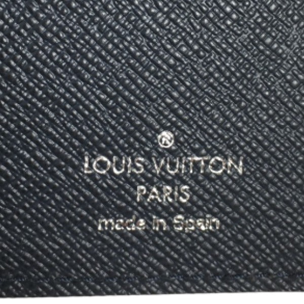 LOUIS VUITTON Long Wallet Purse M61816 Epi Leather Blue Marine Portefeuille Brazza Epi Bifold Wallet long wallet with coin pocket unisex(Unisex) Used Authentic