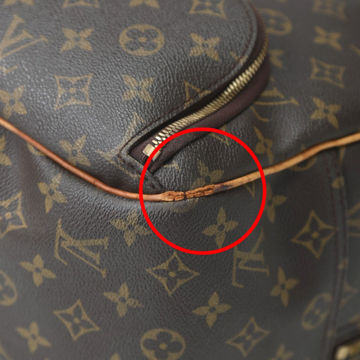 LOUIS VUITTON Boston Duffel bag M41443 Monogram canvas Brown Monogram Evasion