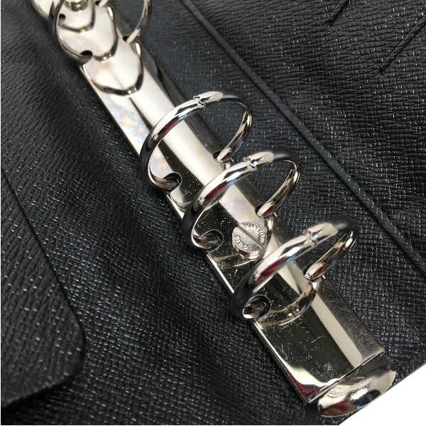 LOUIS VUITTON Notebook cover R20042 Epi Leather Noir Epi Agenda MM