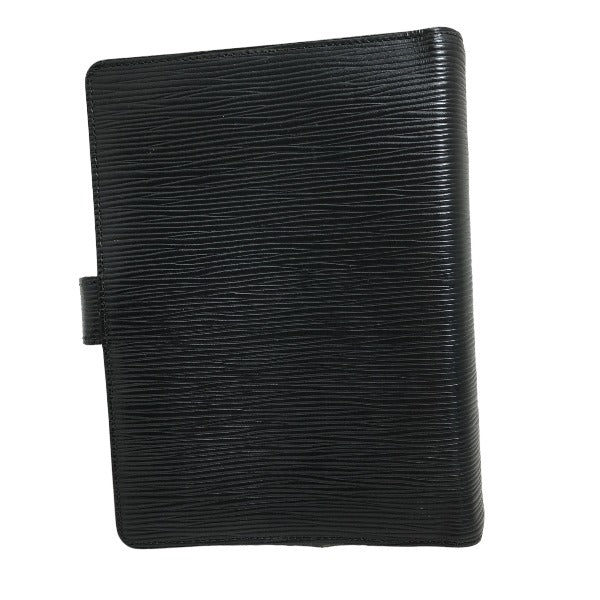 LOUIS VUITTON Notebook cover R20042 Epi Leather Noir Epi Agenda MM