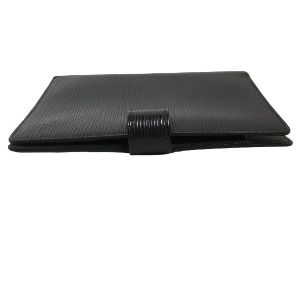 LOUIS VUITTON Notebook cover R20042 Epi Leather Noir Epi Agenda MM