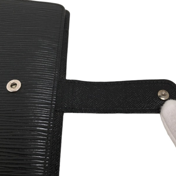 LOUIS VUITTON Notebook cover R20042 Epi Leather Noir Epi Agenda MM