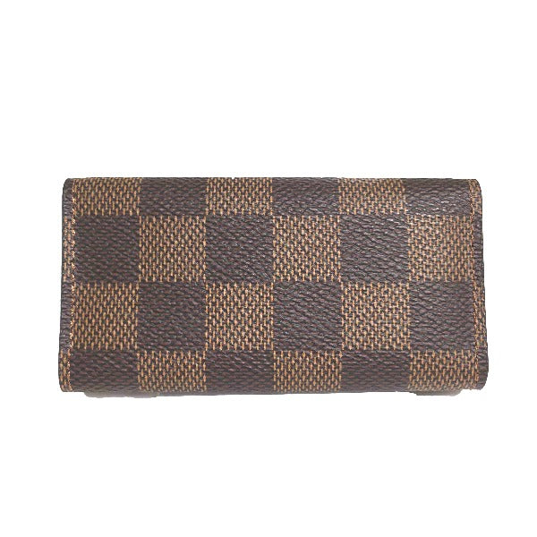LOUIS VUITTON Key case Key holder N62631 Damier canvas Brown Key case for 4 Key holder Damier Multicles4 unisex(Unisex) Used Authentic