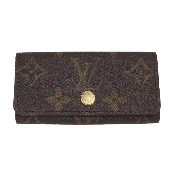 LOUIS VUITTON Key case Key holder M69517 Monogram canvas Brown Monogram Multicles4