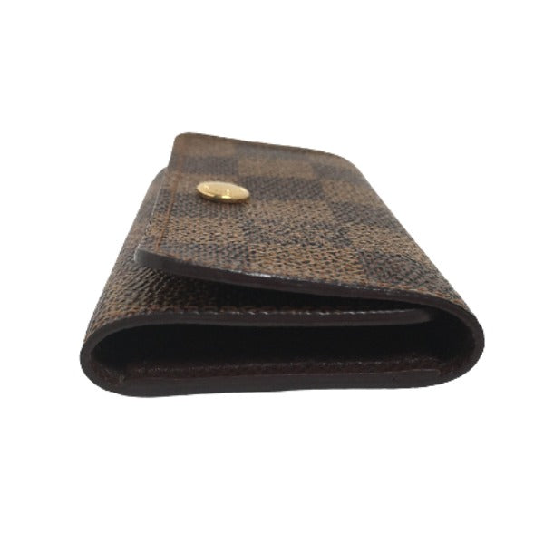 LOUIS VUITTON Key case Key holder N62631 Damier canvas Brown Damier Multicles4