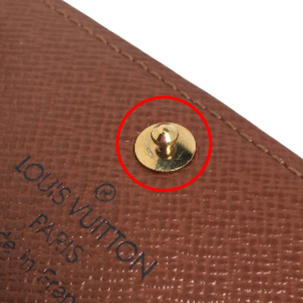 LOUIS VUITTON Key case Key holder M69517 Monogram canvas Brown Monogram Multicles4