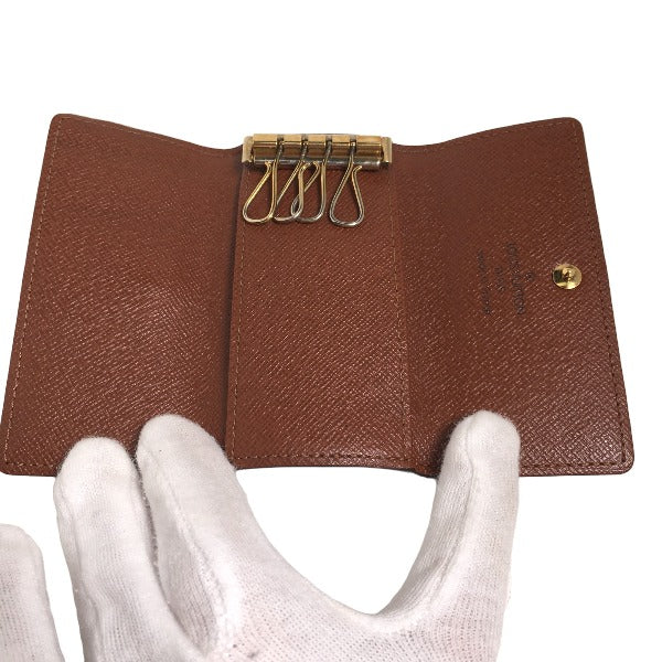 LOUIS VUITTON Key case Key holder M69517 Monogram canvas Brown Monogram Multicles4