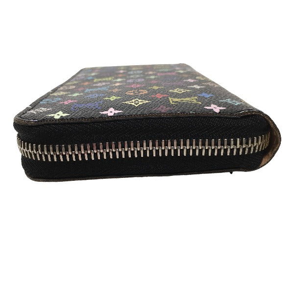 LOUIS VUITTON Long Wallet Purse M60050 Monogram canvas, leather Multicolor x noir Long Wallet Purse Monogram multicolor Zippy wallet Women(Unisex) Used Authentic