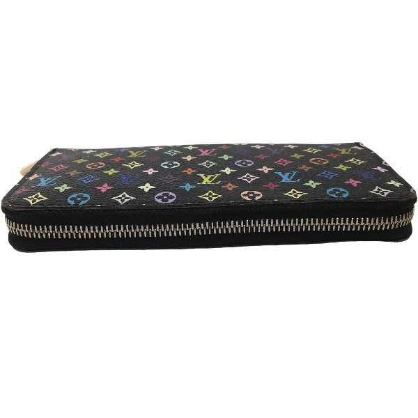 LOUIS VUITTON Long Wallet Purse M60050 Monogram canvas, leather Multicolor x noir Long Wallet Purse Monogram multicolor Zippy wallet Women(Unisex) Used Authentic
