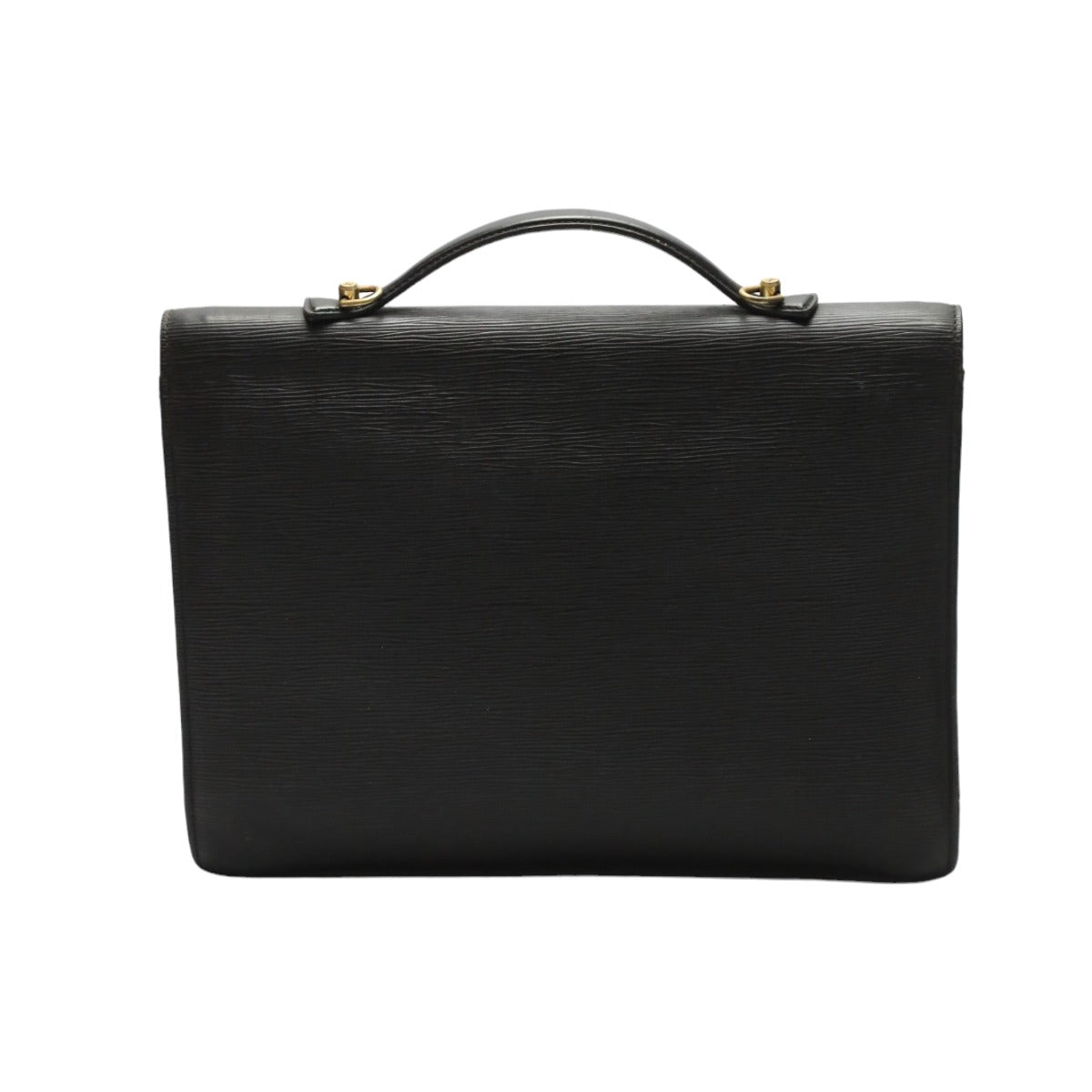 LOUIS VUITTON Business bag M54462 Epi Leather Noir Epi Porto de cuman bandouliere