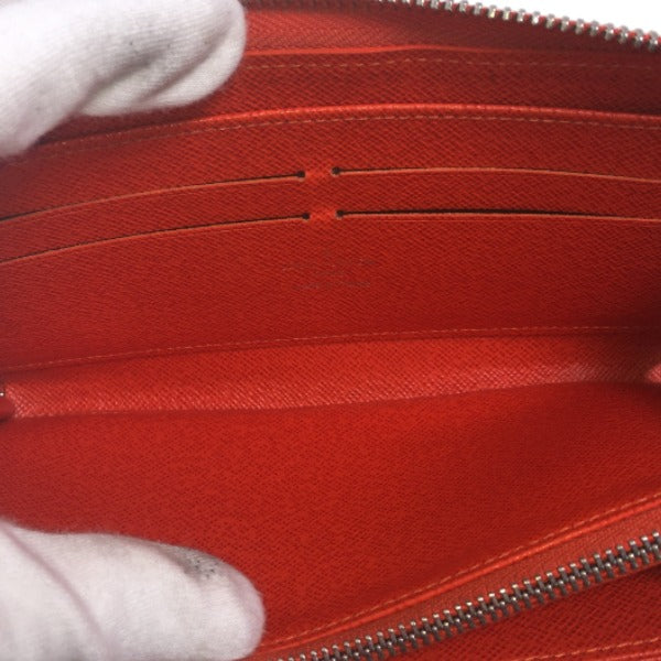 LOUIS VUITTON Long Wallet Purse M60310 Epi Leather Orange Epi Zippy wallet