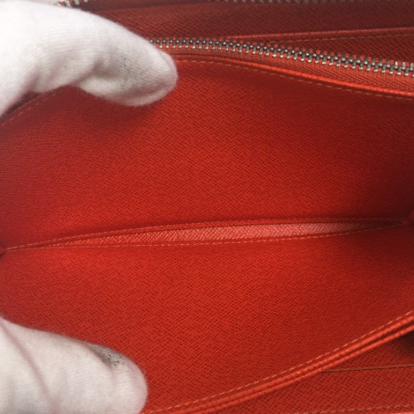 LOUIS VUITTON Long Wallet Purse M60310 Epi Leather Orange Epi Zippy wallet