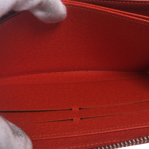 LOUIS VUITTON Long Wallet Purse M60310 Epi Leather Orange Epi Zippy wallet