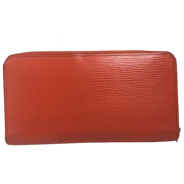 LOUIS VUITTON Long Wallet Purse M60310 Epi Leather Orange Epi Zippy wallet