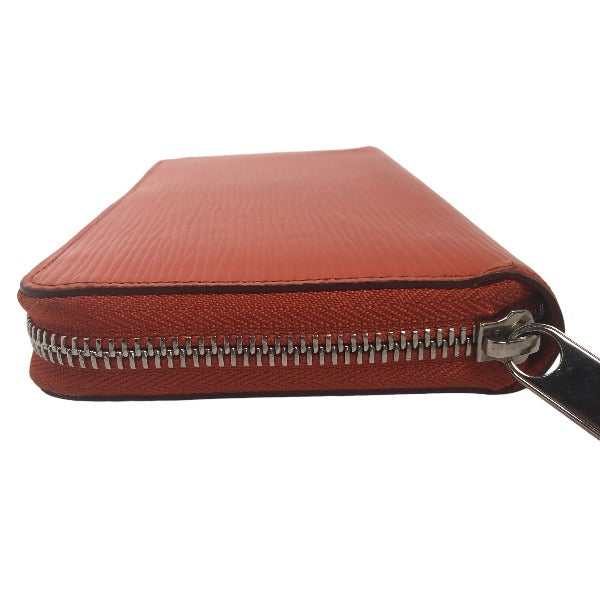 LOUIS VUITTON Long Wallet Purse M60310 Epi Leather Orange Epi Zippy wallet
