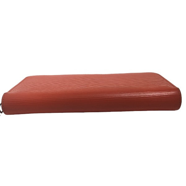 LOUIS VUITTON Long Wallet Purse M60310 Epi Leather Orange Epi Zippy wallet