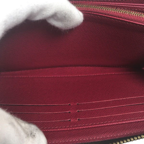 LOUIS VUITTON Long Wallet Purse M41895 Monogram canvas Fuchsia Monogram Zippy wallet