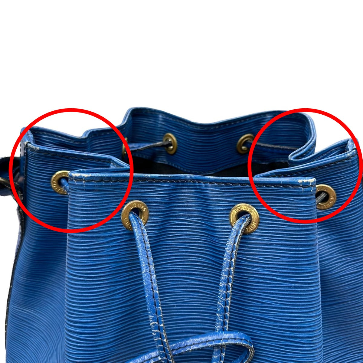 LOUIS VUITTON Shoulder Bag M44005 Epi Leather blue Epi Noe