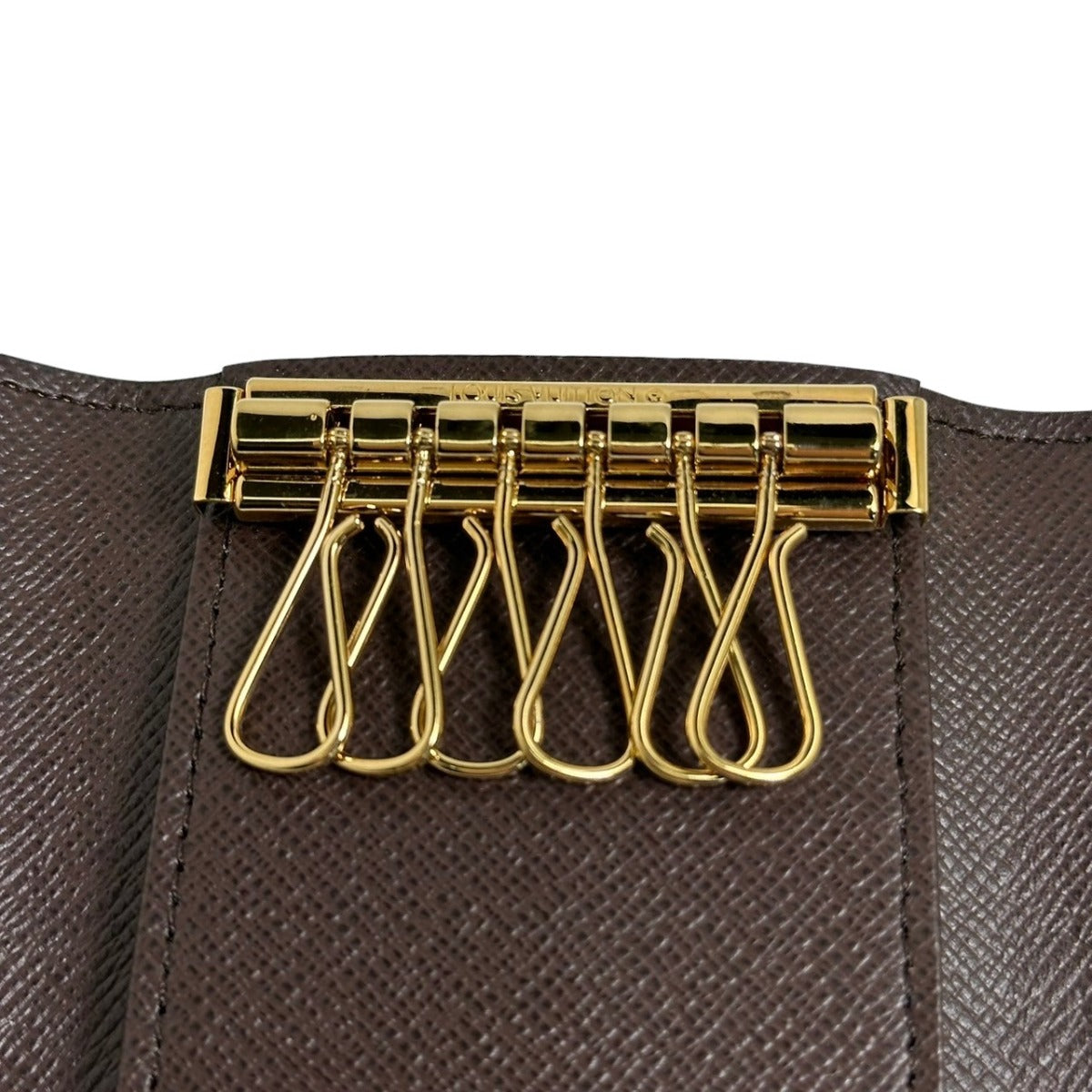 LOUIS VUITTON Key case Key holder N62630 Damier canvas Brown Key case Key holder for 6 pieces Damier Multicles6 unisex(Unisex) Used Authentic