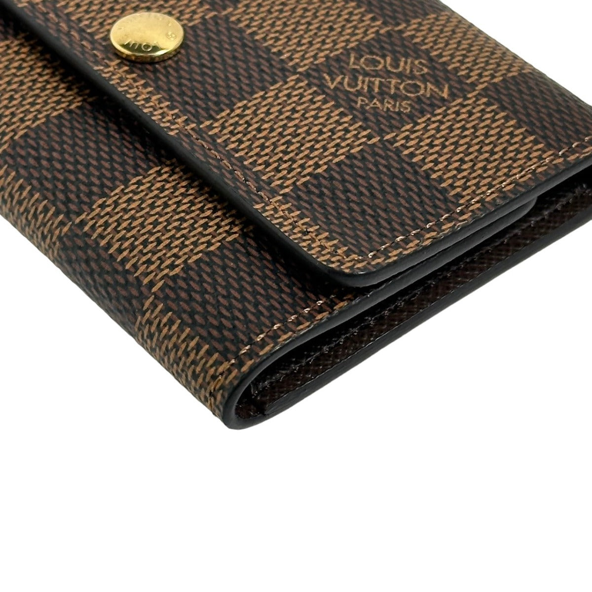 LOUIS VUITTON Key case Key holder N62630 Damier canvas Brown Key case Key holder for 6 pieces Damier Multicles6 unisex(Unisex) Used Authentic