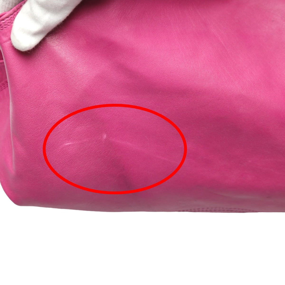 LOEWE Handbag Calfskin pink Handbag Nappa Aire Women Used Authentic