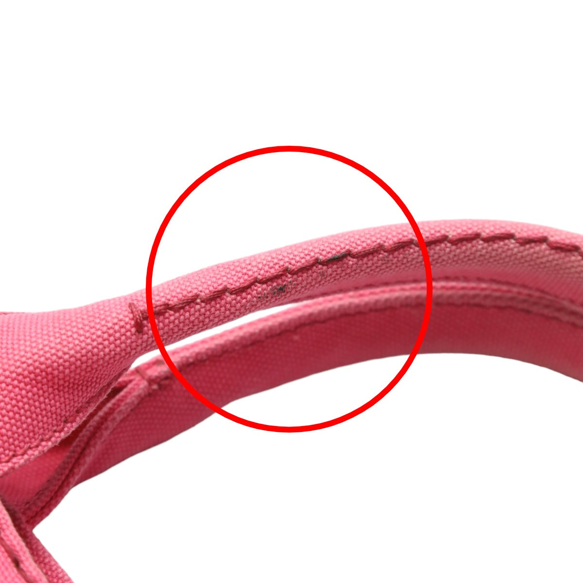 PRADA Tote Bag 1BG439 Cotton canvas pink Cotton canvas Canapa mini