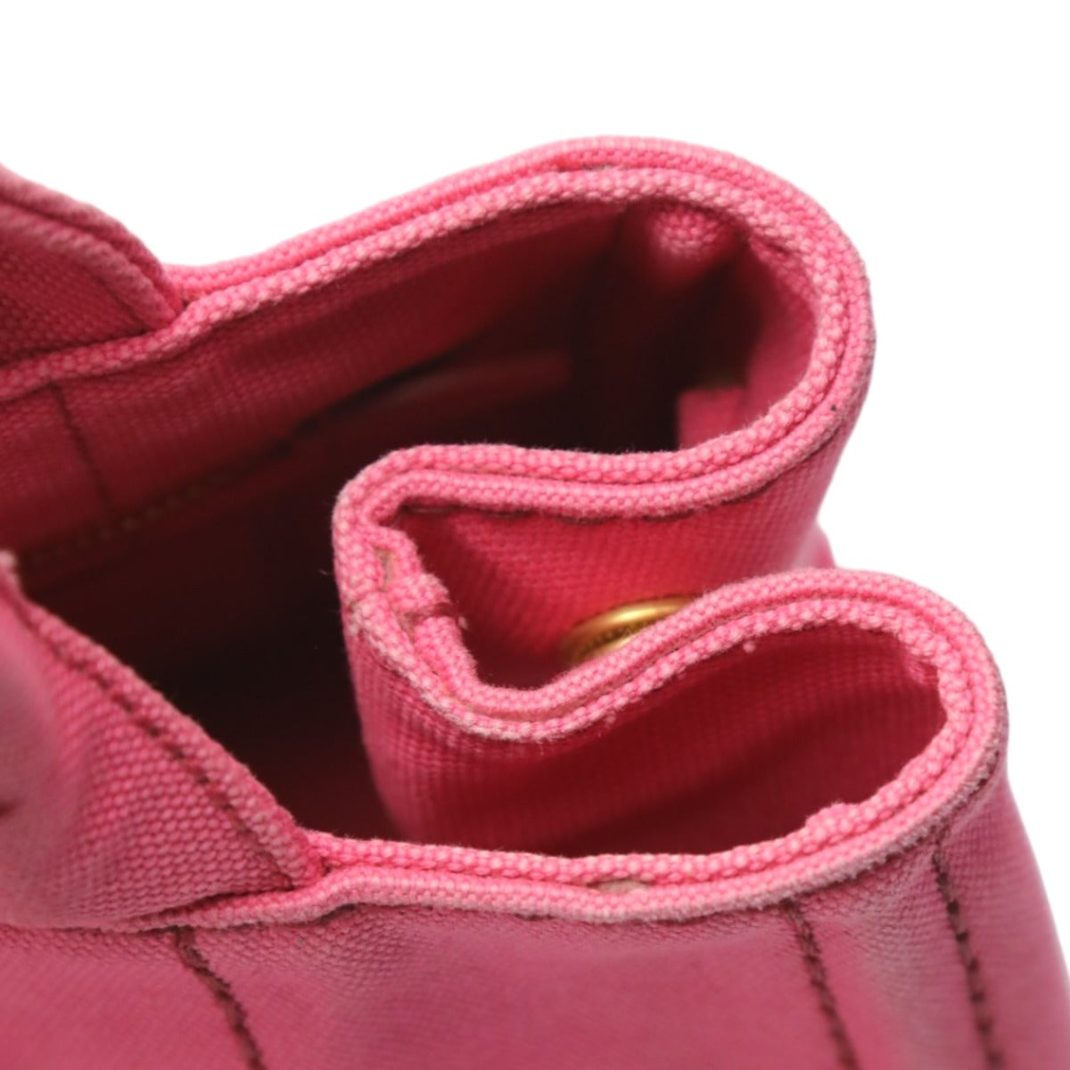 PRADA Tote Bag 1BG439 Cotton canvas pink Cotton canvas Canapa mini