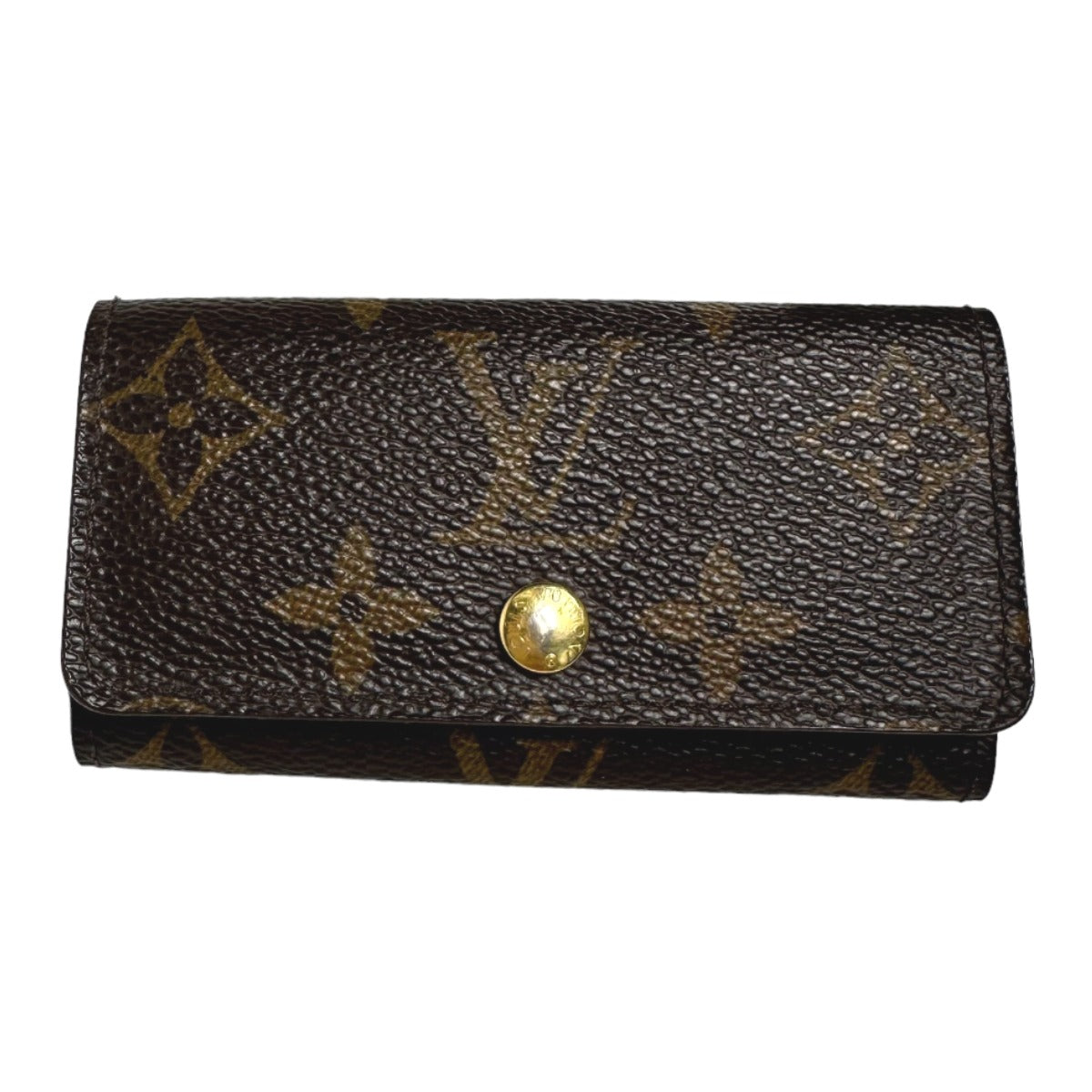 LOUIS VUITTON Key case Key holder M62631 Monogram canvas Brown Multicles4 Monogram Key case for 4 Key holder unisex(Unisex) Used Authentic