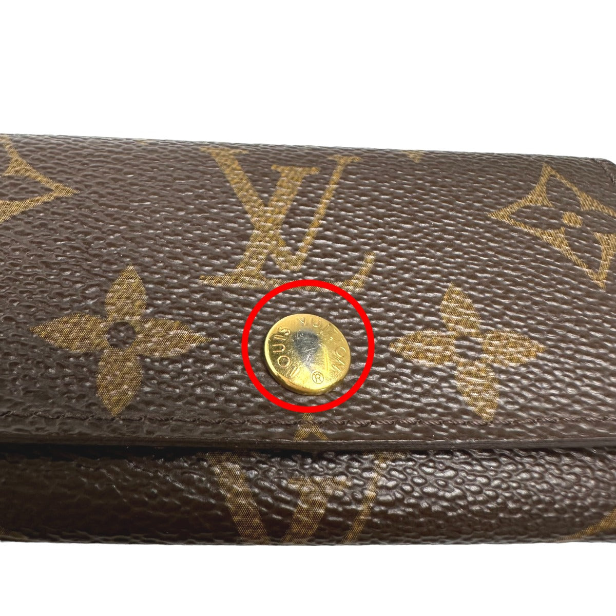 LOUIS VUITTON Key case Key holder M62631 Monogram canvas Brown Multicles4 Monogram Key case for 4 Key holder unisex(Unisex) Used Authentic
