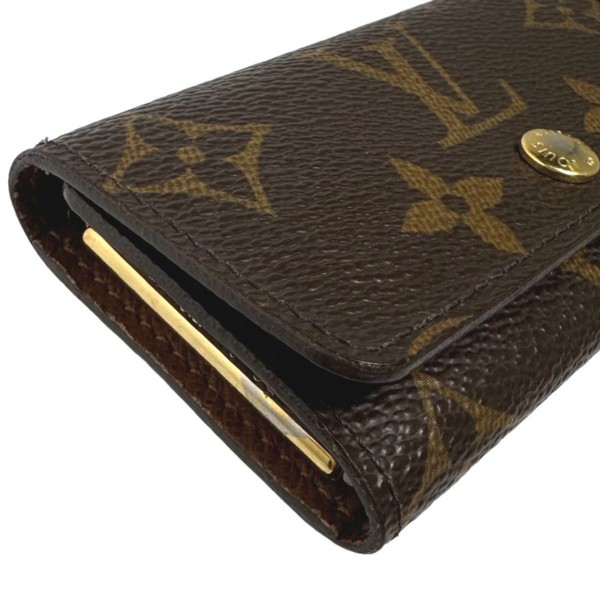 LOUIS VUITTON Key case Key holder M62631 Monogram canvas Brown Multicles4 Monogram Key case for 4 Key holder unisex(Unisex) Used Authentic