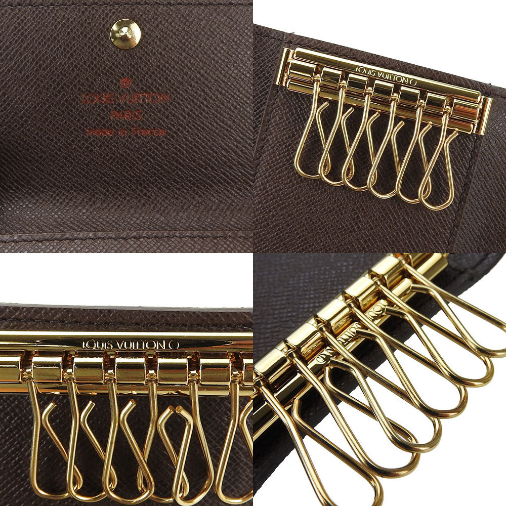 LOUIS VUITTON Key case Key holder N62630 Damier Brown Multicles6