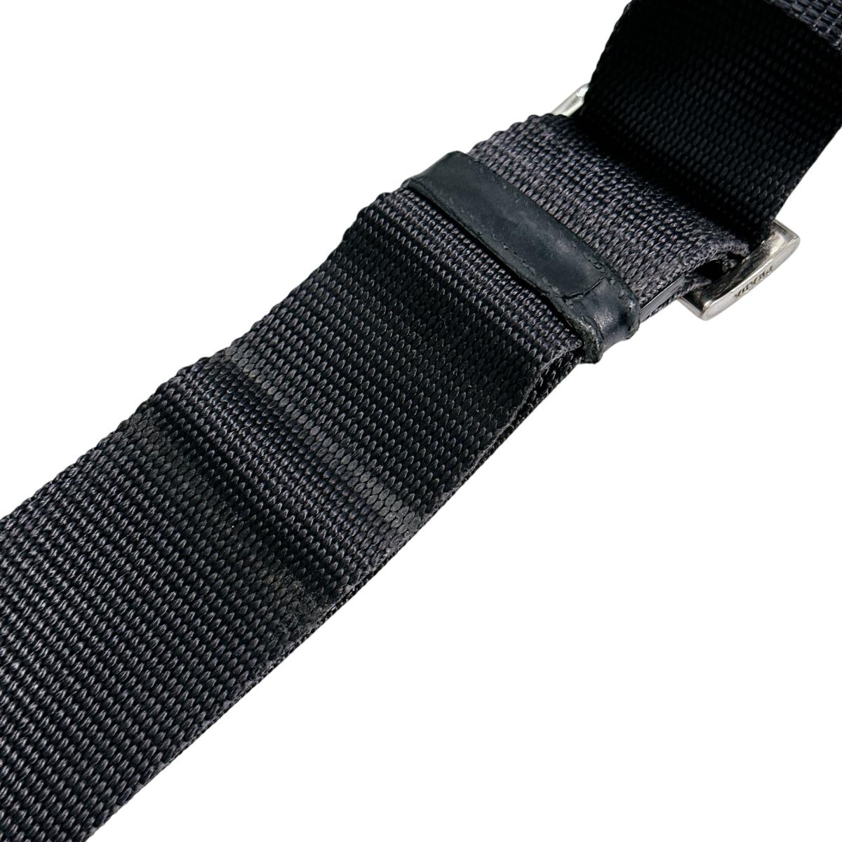 PRADA Shoulder Bag Nylon black Triangle logo