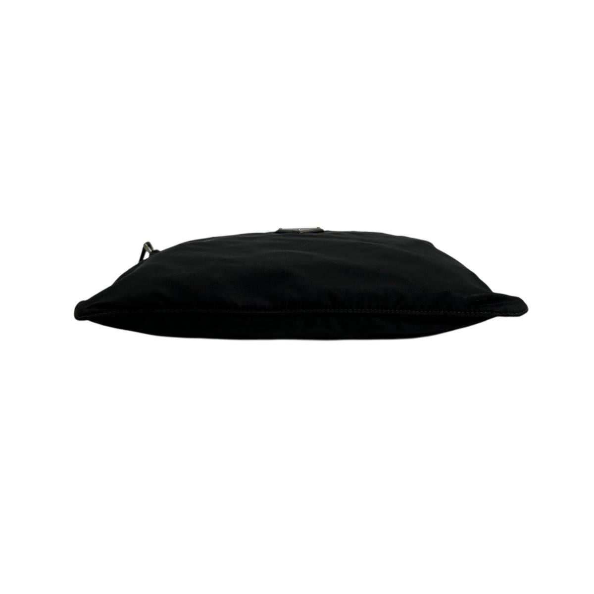 PRADA Shoulder Bag Nylon black Triangle logo
