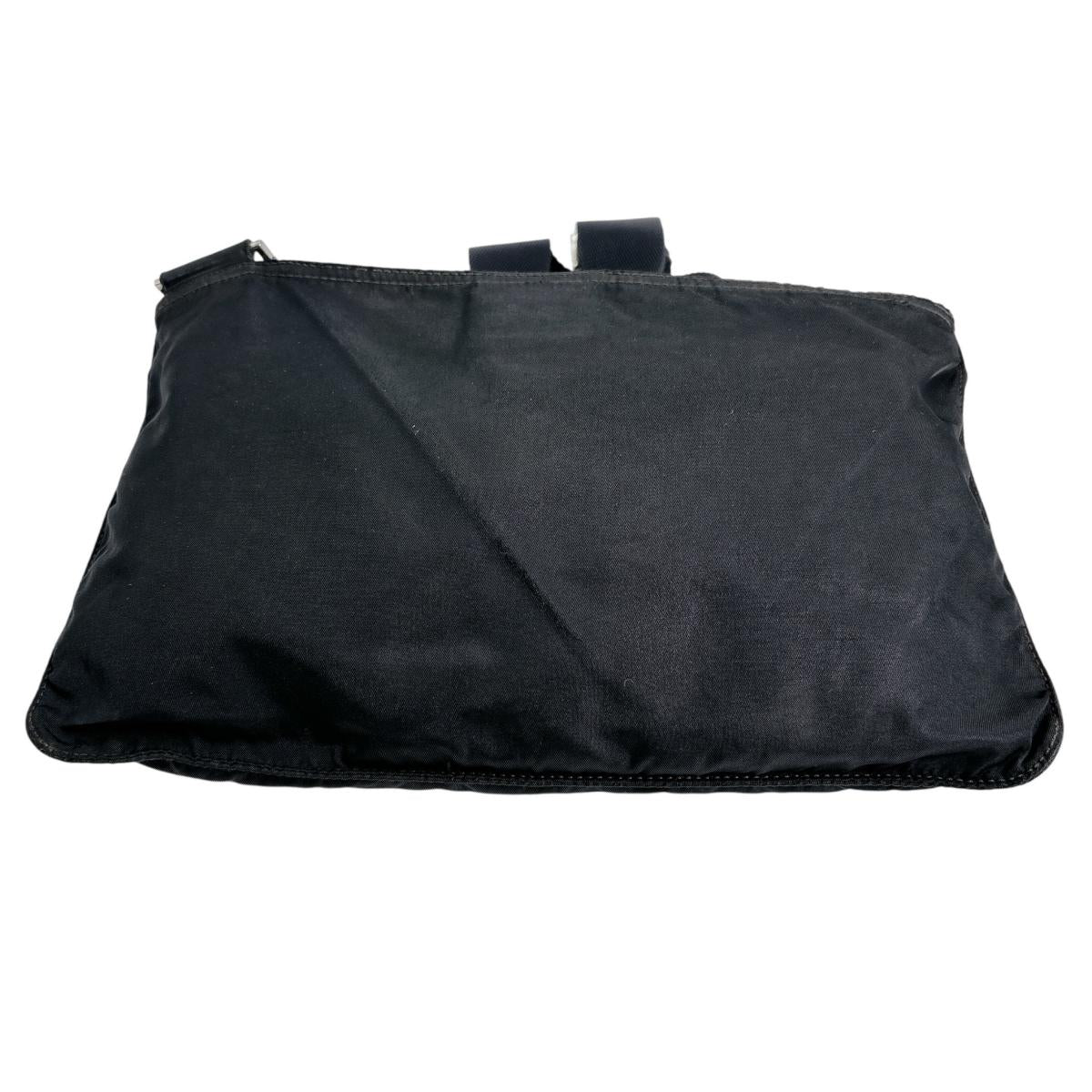 PRADA Shoulder Bag Nylon black Triangle logo