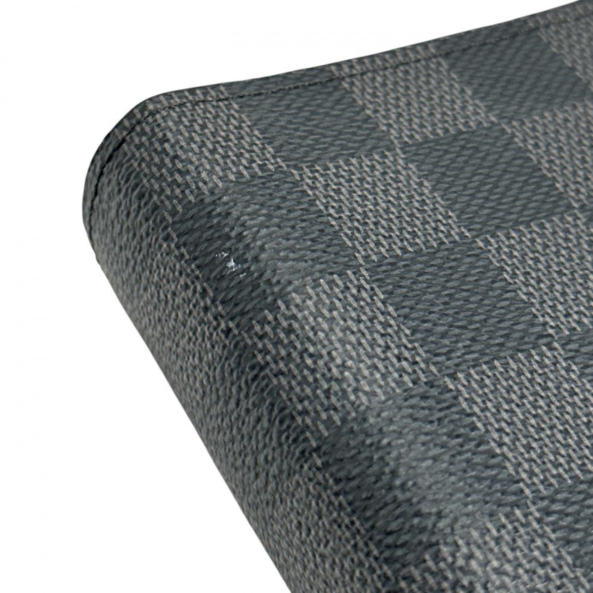 LOUIS VUITTON Notebook cover R20242 Damier Grafitto Canvas Black x gray Damier Graphite Agenda MM