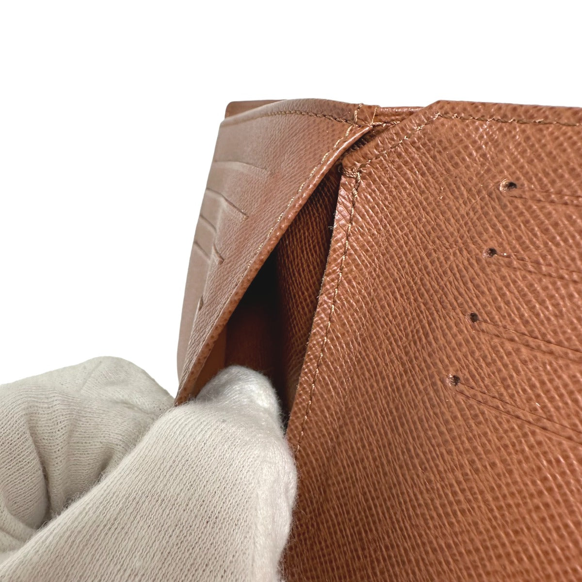 LOUIS VUITTON Bifold Wallet M60026 Monogram canvas Brown Bifold Wallet Monogram Portefeuille Florin unisex(Unisex) Used Authentic