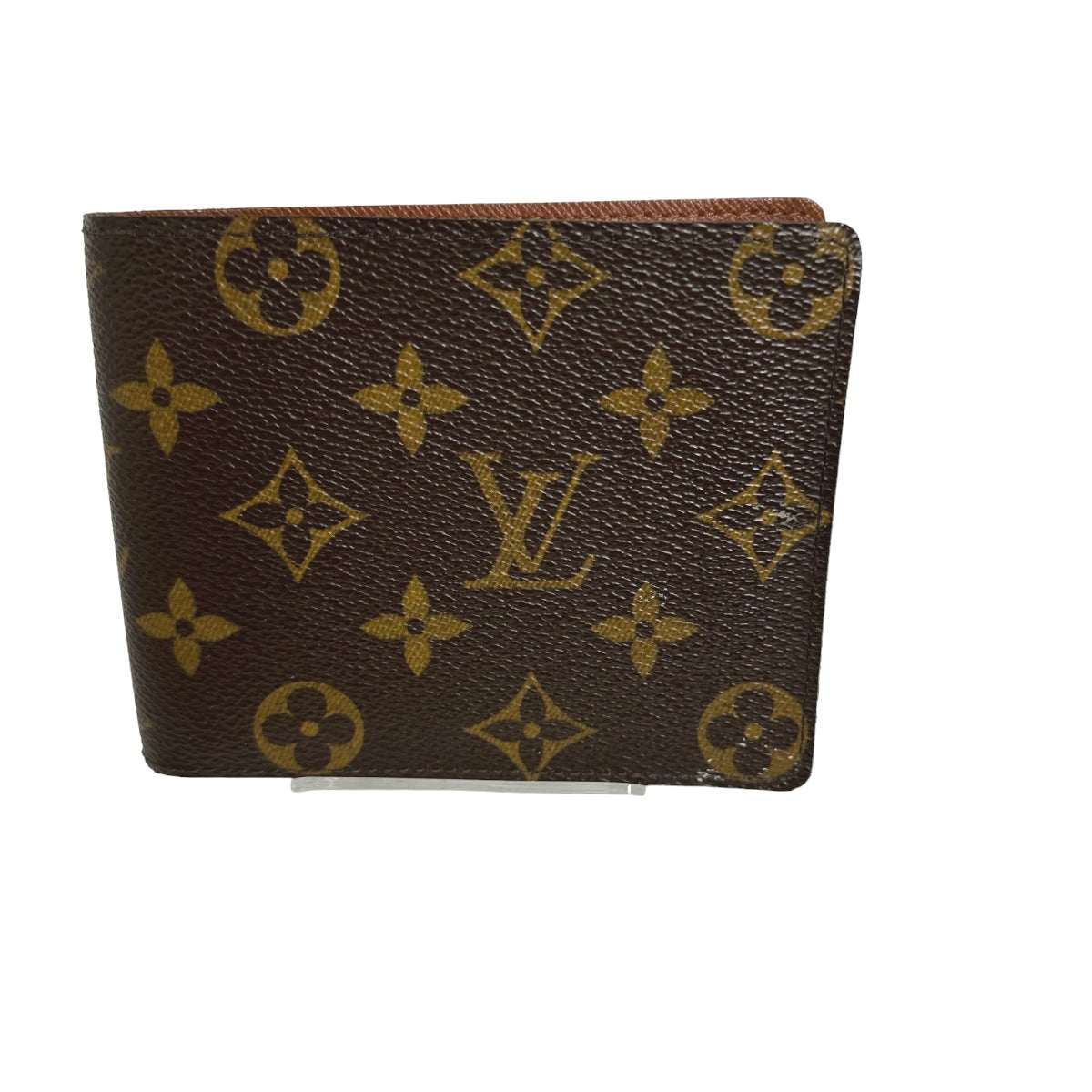 LOUIS VUITTON Bifold Wallet M60026 Monogram canvas Brown Bifold Wallet Monogram Portefeuille Florin unisex(Unisex) Used Authentic