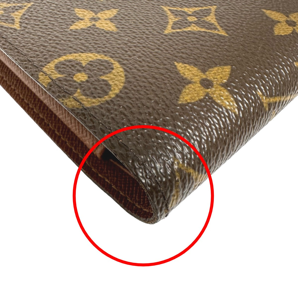 LOUIS VUITTON Bifold Wallet M60026 Monogram canvas Brown Bifold Wallet Monogram Portefeuille Florin unisex(Unisex) Used Authentic
